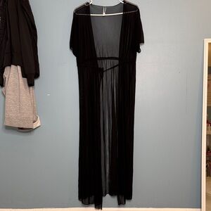 Fashion Nova - Black Sheer Cover-Up